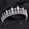 Simple Fairy Princess Shape Zircon Crown Bride Wedding Wedding Dress Dinner Travel Photography Crown Tiara for Women