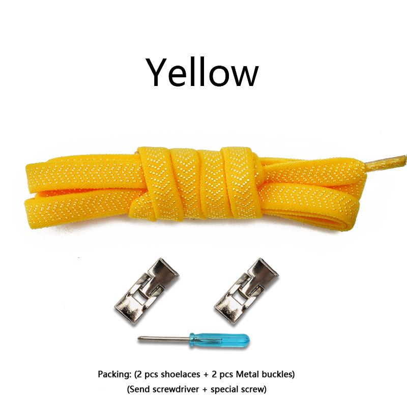 Эластичные шнурки для кроссовок, шнурки для обуви, 1 секунда, быстрая застежка, без завязывания, шнурки для обуви, для обуви, детские, взрослые, унисекс, ленивые тапочки, шнурки для декора
