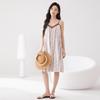 Fenteng [with chest cushion] 100% Xinjiang cotton 26 spring/summer new suspender nightgown Bohemian nightgown skirt