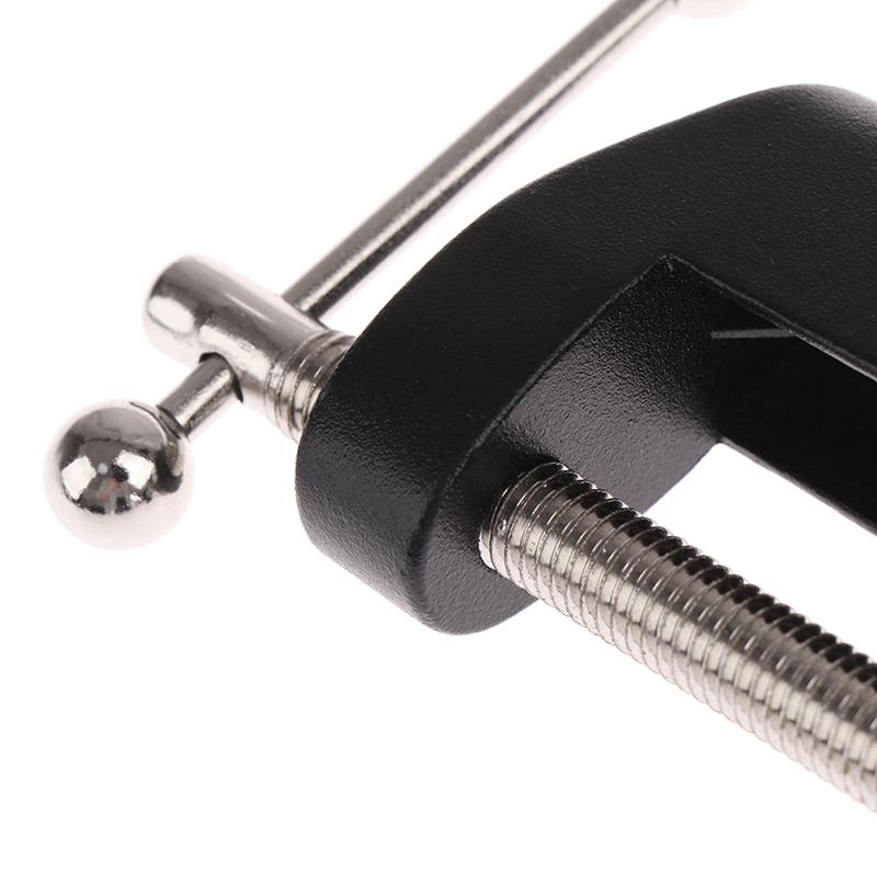 1 шт. сверхмощный металлический настольный монтажный зажим для микрофона, держатель подставки для настольной лампы