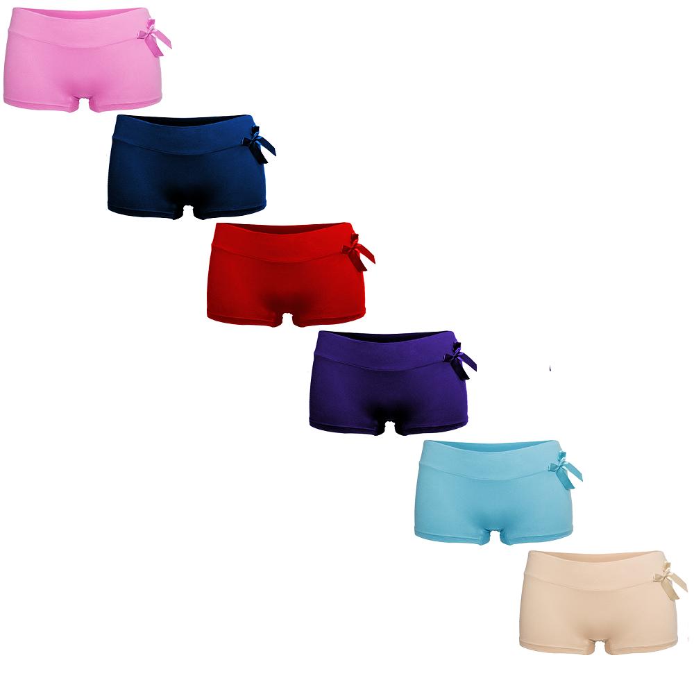 Women's Shorty (x6) - Cotton Shorty - Women's Lingerie - Women's Boxer