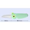 Cute Cartoon Ceramic Cutter  Folding Fruit Knife Kitchen Kids Auxiliary Knives Mini Portable Sharp Knife Peeler