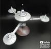 AMT Star Trek Space Station Ширина приблизительно 400 мм Пластиковая модель AMT1415 K-7 Немасштабная