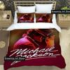 3D Print Fashion Michael Jackson Bedding Set Boys Girls Twin Queen Full Size Duvet Cover Pillowcase Bed Adult Bedroom