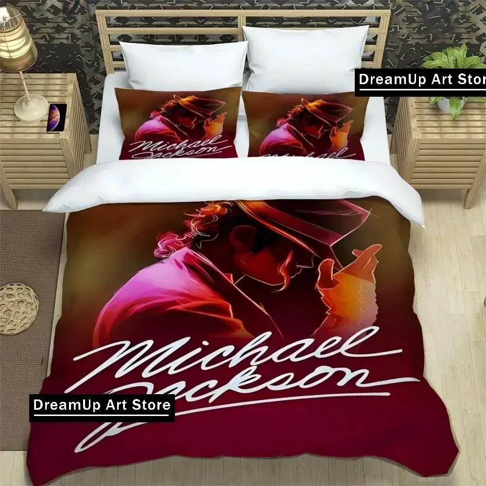 3D Print Fashion Michael Jackson Bedding Set Boys Girls Twin Queen Full Size Duvet Cover Pillowcase Bed Adult Bedroom