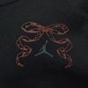 Women's Jordan Sweatshirts Women's Black Crew Neck Moderate Regular