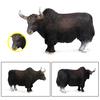 Simulation Bull OX Yak Animal Figurine PVC Model Table Decor Kids Education Toy