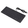 Wired Gaming Keyboard 64 Keys Mini RGB 3 Backlights Desktop Notebook Computer Accessories