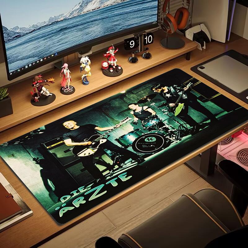 Die Ärzte Color Mouse Pad Large Gaming Table Cushion Non-slip Laptop Tablet Big Mousepad XXL Mat Mini PC Playmat With Lock edge
