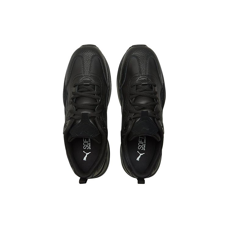Puma Cilia Lux Двухслойная коровья кожа Однотонные Универсальные Амортизирующие Износостойкие Легкие Низкие Повседневные Туфли Женские Повседневные Туфли 370282-07