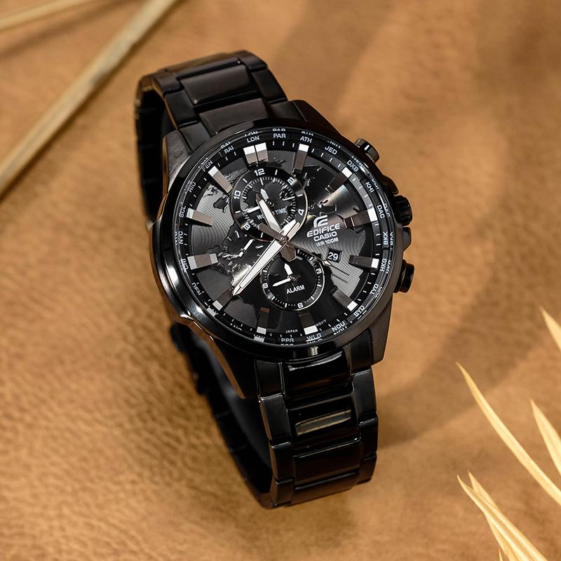 Casio Мужские часы EDIFICE Черные EFR-303DC-1A EFR-303DC-1A