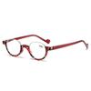 Women Men Retro Blue Light Blocking Eyewear New Stylish Half Frame Reading Glasses Fashion Round Ultralight Far Sight Eyeglasses