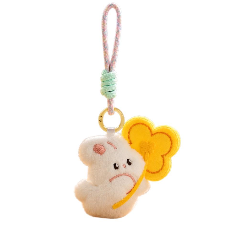 Versatile Bunny Plush Pendant Cartoon Rabbit Keychain Plush Hanging Decoration Kids Girls Gift