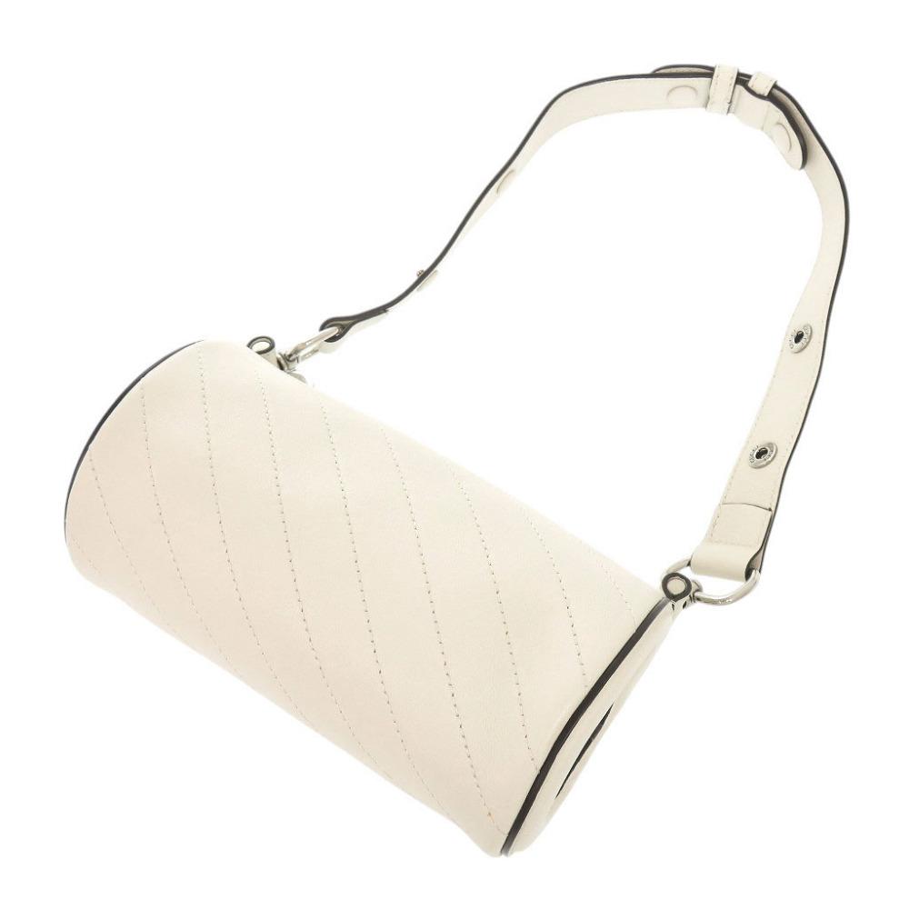 Used AUTHENTIC GUCCI 760170 One Shoulder Bag Blondy Shoulder Bag White Leather
