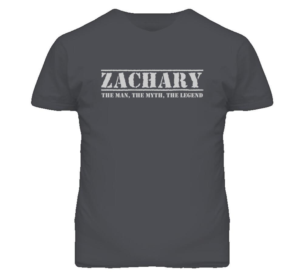 Zachary The Man The Myth The Legend T Shirt Mens Womens Tees Top