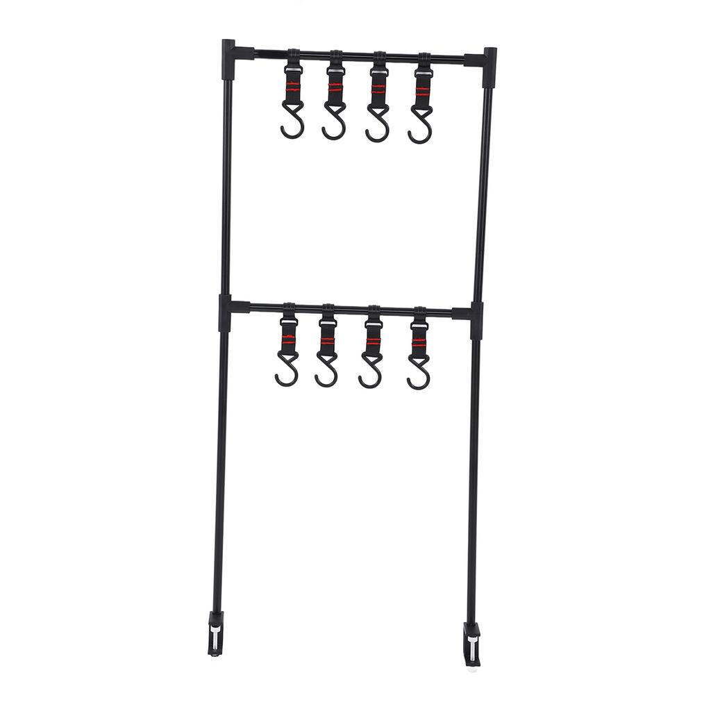 Outdoor Desktop Storage Rack Multifunction Ultralight Portable Desktop Shelf with Adjustable Camp