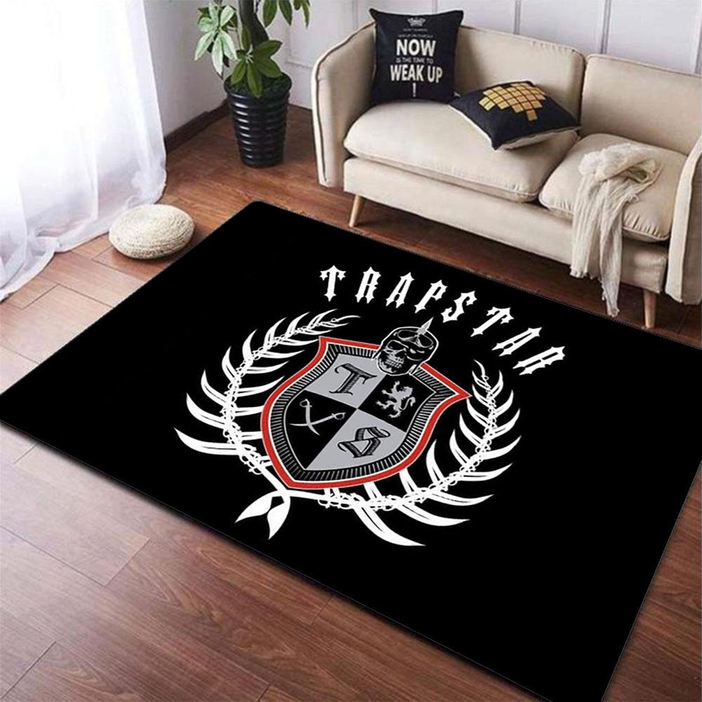 Коврик TRAPSTAR Shield Badge Chain Design, нескользящий, для прихожей, дома, прочный, в стиле урбан, для улицы.