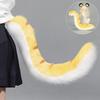 Plush Tiger Ears Tail Set Cosplay Anime Convention Costume Accessory Orange Fufu Style