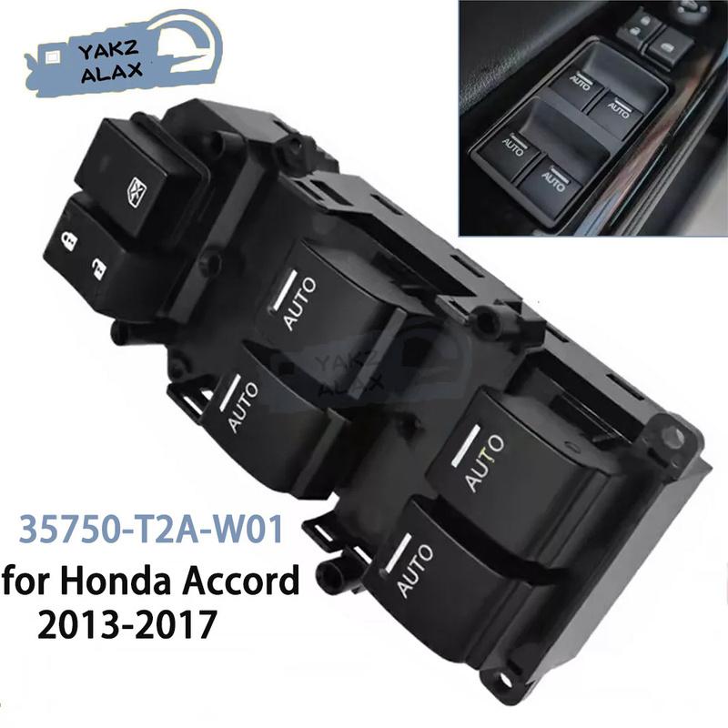 Car Electric Power Window Control Switch 35750-T2A-W01 for Honda Accord 2013 2014 2015 2016 2017 Glass Lifter Button Spare Parts
