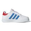 Adidas Neo Breaknet Synthetic Leather Comfortable Durable Low-Top Sneakers Kids Sneakers White Blue GW2890
