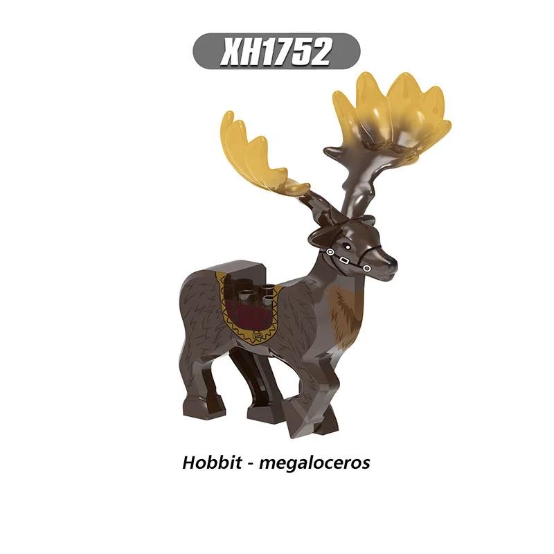 Christmas Elk Reindeer Deer Figures Animals Building Blocks Blocks Playthings Ideal for Children Children Xmas Toy Animals Block Christmas Gifts