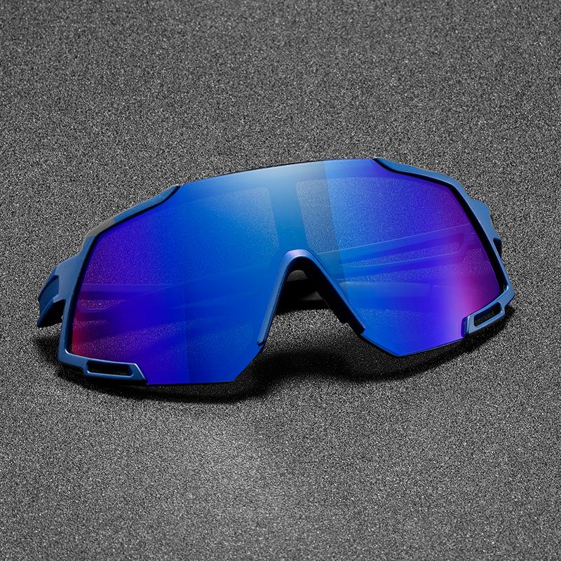 2025 года Цветные ветрозащитные спортивные солнцезащитные очки - Большая оправа, Унисекс, для бега и езды на велосипеде на открытом воздухе