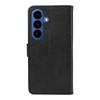 For Samsung Galaxy S26/S26 Pro Leather Wallet Case with Strap Solid Color Phone Stand Cover
