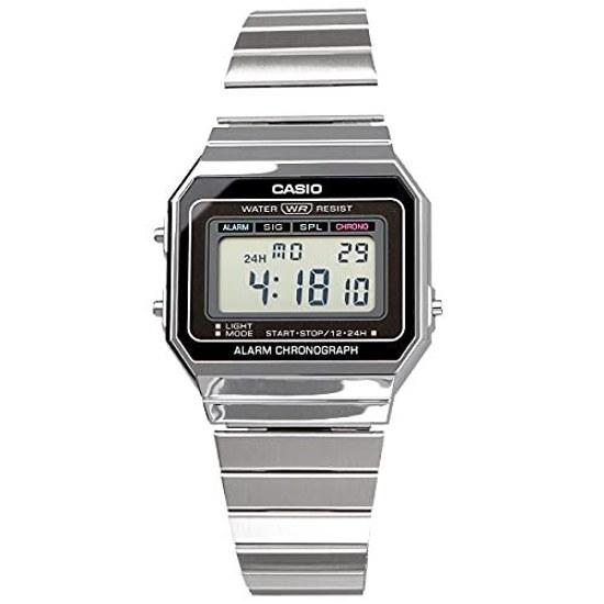 CASIO цифровые наручные часы винтажная серия A700W-1A унисекс серебристый зарубежная модель