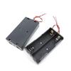 1/2/3/4 Slot Way 18650 Battery Storage Box Case DIY Batteries Clip 3.7v 1 2 3 4 Port  Holder Black Plastic Container  Lead 2Pin