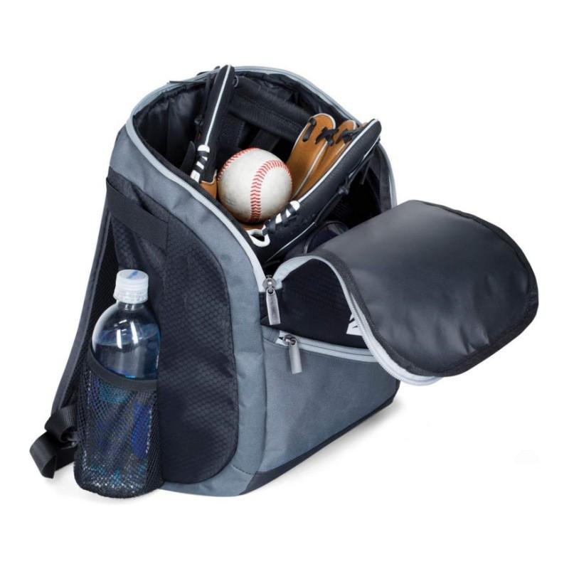 Unisex Baseball Backpack Outdoor Sports Training Nylon Sport Bag With Padded Straps Expandable Capacity