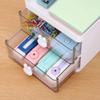 Small Desk Organizer With Drawer, Office Desktop Storage Box, Makeup Organizer, Business Card/Pen/Pencil/Mobile Phone/Stationery