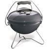 Barbecue À Charbon Portable Smokey Joe Premium - WEBER - Ø37 Cm - Acier Chromé - Bleu
