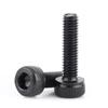 Hilitand M3 Hex Socket Head Bolt and Nut Kit, 4/5/6/8/10/12/16/20/25mm, 12.9 Strength Alloy Steel, 280 Pieces, Black, DIN912