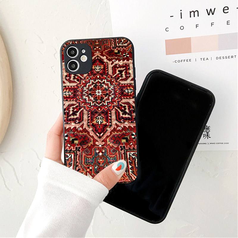 Чехол для телефона с персидским ковром и рисунком для iphone 12 11 13 7 8 6 s plus x xs xr pro max minishell