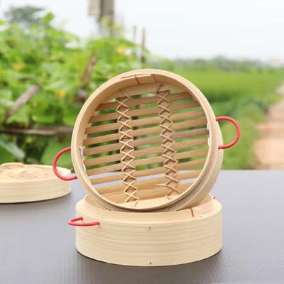 Корзина-пароварка из бамбука