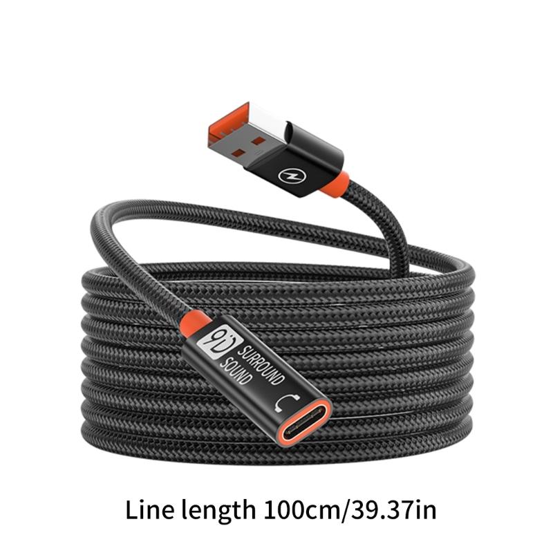 Кабель для зарядки 5 Гбит/с Передача данных Удлинитель Кабель USB на Type-C для 15 14 13 12 S20 S20+ Телефон Планшет