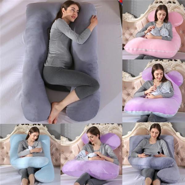 2027 Full Body Nursing Pregnancy Pillow U-Shaped Maternity For Sleeping Support Pillow Pregnant Women Belly Support Maternity Sleeping Pillows