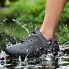 Foreign Trade New Outdoor Hiking Shoes Men's Summer Mesh Breathable Hiking Shoes Women's Soft-soled Non-slip Creek Walking Shoes Wading Shoes