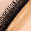 Hair Brush Wood Handle Boar Bristle Beard Brush Comb Detangling Straightening