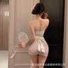 Sex underwear sexy pajamas women's pure desire style qqny uniform suit antique belly pocket hip skirt