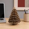 DIY Detachable Christmas Tree Snowflake Plate Xmas Ornament Christmas Decoration  Desktop Ornament