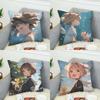 Наволочка Cardcaptor Sakura для Автомобиля Дивана Декоративная Домашняя Двусторонняя Печать Плюшевая Квадратная Подушка-Плед Чехол