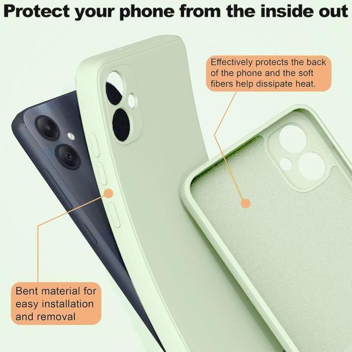 Coque pour Samsung Galaxy A05 - Antichoc - Slim - Vert Mat - Inclus 2 Verres Trempés
