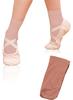 Ballet One Size Fits All for Adults and Children E-Ballerina Socks, Brown, (18-26cm),