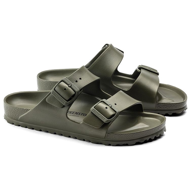 Birkenstock Дышащие модные сандалии Arizona из ЭВА Унисекс сандалии Зеленые 1019152
