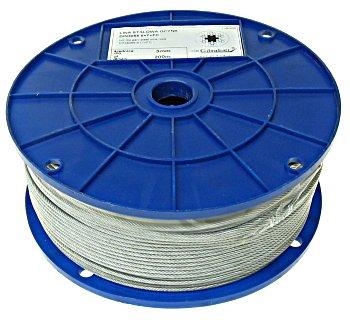 Galvanized Steel Rope 5.0Mm 6*19 100Mb - 100Mb - Lin 5*19Mb