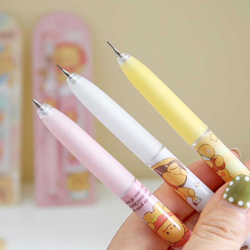 hot Cute K-pop demon hunters Mechanical Pencil Set, Aesthetic Anime Merch, Break Resistant Automatic Pencils for School & Design
