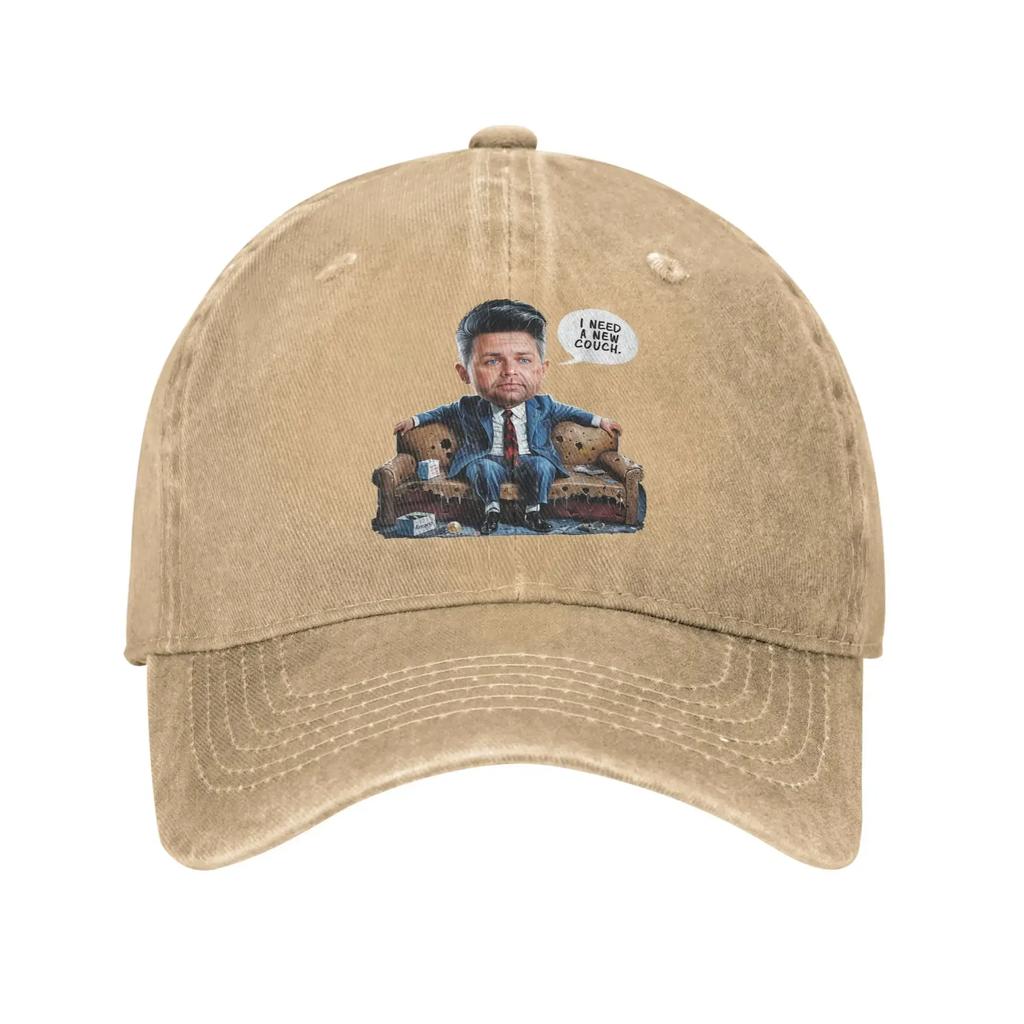 Jd Vance I Need A New Couch Funny Political Weird Meme Casual Baseball Cap Summer Trucker Hat Women Men Y2k Funny Baseball Caps