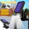Outdoor Solar Clip Light with Motion Sensor Induction Adjustable Angle Power Mode Display