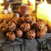 20Pcs Halloween Mini Pumpkin Decorations Resin Miniature Pumpkins Figurines Statues Ghost Themed Crafts Sculptures